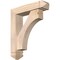 Ekena Millwork Westlake Arts and Crafts Smooth Bracket w/ Offset Brace, Douglas Fir, 5 1/2"W x 22"D x 26"H BKT0604X22X26WTL03SDF - alternate 1